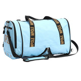 Maxbell Waterproof Yoga Gym Duffel Bag Sports Handbag with Shoes Compartment  Blue