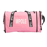 Maxbell Waterproof Yoga Gym Duffel Bag Sports Handbag with Shoes Compartment  Pink