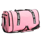 Maxbell Waterproof Yoga Gym Duffel Bag Sports Handbag with Shoes Compartment  Pink