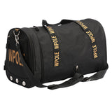 Maxbell Waterproof Yoga Gym Duffel Bag Sports Handbag with Shoes Compartment  Black