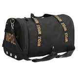 Maxbell Waterproof Yoga Gym Duffel Bag Sports Handbag with Shoes Compartment  Black