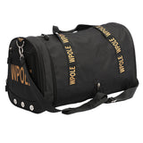 Maxbell Waterproof Yoga Gym Duffel Bag Sports Handbag with Shoes Compartment  Black