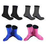 Maxbell 3mm Diving Scuba Surfing Water Sports Sock Wetsuit Snorkeling Boots Black L