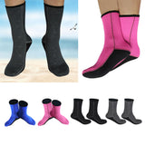 Maxbell 3mm Diving Scuba Surfing Water Sports Sock Wetsuit Snorkeling Boots Black L