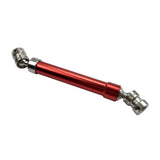 Maxbell 112-152mm Universal Drive Shaft Steel for RC Crawlers D90 SCX10 Red
