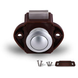 Maxbell Push Button Lock Cupboard Door Knob Campervan Motorhome Lock 20cm Brown A