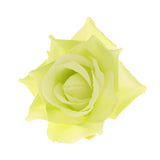 10x Silk Rose Flower Heads Artificial Flowers for Wedding Decor Green