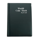 Maxbell 120 Grids Coins Souvenir Coins Currency Collector PU Album Book  Ink Green