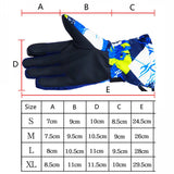 Maxbell Waterproof Winter Sports Gloves Ski Snowboard Bike Warm Snow Mitts Blue XL