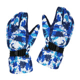 Maxbell Waterproof Winter Sports Gloves Ski Snowboard Bike Warm Snow Mitts Blue XL