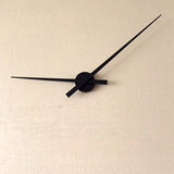 3D Clock Hands, DIY Large Clock Hands Needles Wall Clocks Art Decor Black
