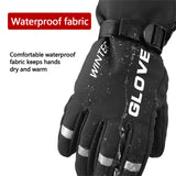 Maxbell Waterproof Cycling Glove Winter Sports Ski Snowboard Snow Glove Mitts L