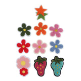 Maxbell 10pcs Embroidery Flower Patch Iron on Patch for Clothing Bag Hat Applique