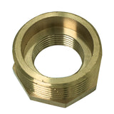 Maxbell Pipe Thread Brass Adapter Hose Fittings Tube Connector  1.2 inch x 6 points