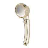 Maxbell High Pressure Shower Head 3-Gear Handheld Bathing Sprayer Gold