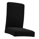 Maxbell Stretch Soft Fabric Washable Removable Chair Covers Slipcover Seat Protector Black