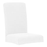 Maxbell Stretch Soft Fabric Washable Removable Chair Covers Slipcover Seat Protector White