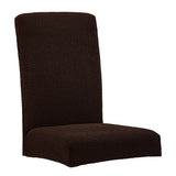 Maxbell Stretch Soft Fabric Washable Removable Chair Covers Slipcover Seat Protector Dark Brown