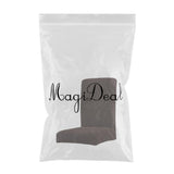 Maxbell Stretch Soft Fabric Washable Removable Chair Covers Slipcover Seat Protector Dark Brown