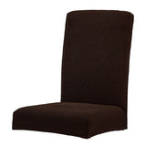 Maxbell Stretch Soft Fabric Washable Removable Chair Covers Slipcover Seat Protector Dark Brown