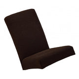 Maxbell Stretch Soft Fabric Washable Removable Chair Covers Slipcover Seat Protector Dark Brown