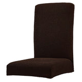 Maxbell Stretch Soft Fabric Washable Removable Chair Covers Slipcover Seat Protector Dark Brown