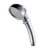 Maxbell High Pressure Shower Head 3-Gear Handheld Bathing Sprayer Silver