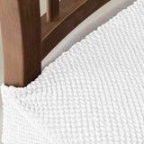 Maxbell Stretch Washable Removable Chair Seat Covers Slipcover Protector White
