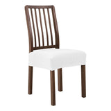 Maxbell Stretch Washable Removable Chair Seat Covers Slipcover Protector White