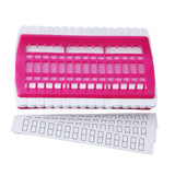 Maxbell 30 Holes Floss Organizer Embroidery Tool Sewing Needle Pins Holder Rose Red