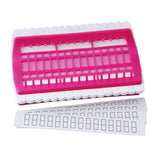 Maxbell 30 Holes Floss Organizer Embroidery Tool Sewing Needle Pins Holder Rose Red