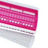 Maxbell 30 Holes Floss Organizer Embroidery Tool Sewing Needle Pins Holder Rose Red