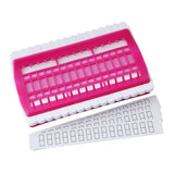 Maxbell 30 Holes Floss Organizer Embroidery Tool Sewing Needle Pins Holder Rose Red