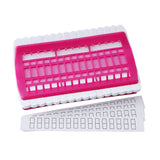 Maxbell 30 Holes Floss Organizer Embroidery Tool Sewing Needle Pins Holder Rose Red