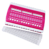 Maxbell 30 Holes Floss Organizer Embroidery Tool Sewing Needle Pins Holder Rose Red