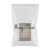 Maxbell Tie-Up Shade Lace Voile Curtain Cafe Net Curtains for Kitchen Coffee_L