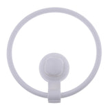 Maxbell Bathroom Vacuum Suction Cup Towel Ring Round Holder Stand No Nail Durable