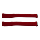 Maxbell 2pcs Non-slip Stretch Furniture Chair Armrest Cover Protector Wine Red