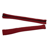 Maxbell 2pcs Non-slip Stretch Furniture Chair Armrest Cover Protector Wine Red