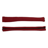 Maxbell 2pcs Non-slip Stretch Furniture Chair Armrest Cover Protector Wine Red