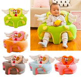 Maxbell Cartoon Baby Toddler Learn to Sit Fold Sofa Chairs Armchair Cover Camel