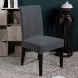 Maxbell Dining Room Chair Cover Seat Protector Banquet Chair Slipcover  Gray