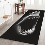 Maxbell 120x40cm Floor Mat Runner Kitchen Non-slip Area Rug Black