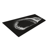 Maxbell 120x40cm Floor Mat Runner Kitchen Non-slip Area Rug Black