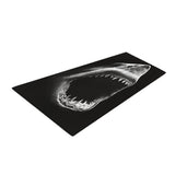 Maxbell 120x40cm Floor Mat Runner Kitchen Non-slip Area Rug Black