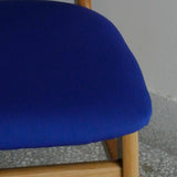 Maxbell Stretch Dining Room Chair Seat Cover with Locking Buckle Royal Blue