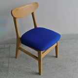 Maxbell Stretch Dining Room Chair Seat Cover with Locking Buckle Royal Blue