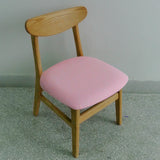 Maxbell Stretch Dining Room Chair Seat Cover with Locking Buckle Pink