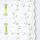 Maxbell Decorative Roman Curtain Embroidery Window Shade for Small Window 150x60cm