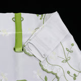 Maxbell Decorative Roman Curtain Embroidery Window Shade for Small Window 150x60cm